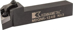 Kennametal - MDQN, Right Hand Cut, 27.5° Lead Angle, 3/4" Shank Height x 3/4" Shank Width, Negative Rake Indexable Turning Toolholder - 4-1/2" OAL, DN..43. Insert Compatibility, Series Kenloc - Americas Industrial Supply