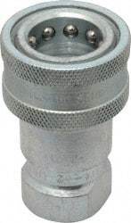 Parker - 1/2 NPTF Steel Hydraulic Hose Female Pipe Thread Coupler - 4,000 psi - Americas Industrial Supply