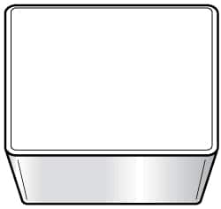 Kennametal - SPG322 T0420 Grade KY1615 Ceramic Turning Insert - Uncoated, 90° Square, 3/8" Inscr Circle, 1/8" Thick, 1/32" Corner Radius - Americas Industrial Supply