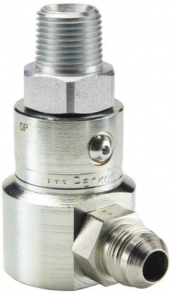 Parker - 1 NPTF to SAE(JIC) Steel Hydraulic Hose Male NPT to Male JIC Fitting - 5,000 psi - Americas Industrial Supply