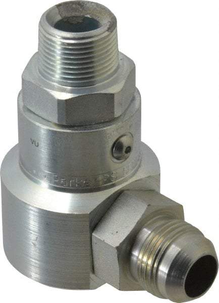 Parker - Male NPT to Male JIC Steel Hydraulic Hose Male NPT to Male JIC Fitting - 5,000 psi - Americas Industrial Supply