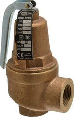 Conbraco - 3/4" Inlet, 3/4" Outlet, ASME Safety Relief Valve - 30 Max psi, 827,000 BTUs - Americas Industrial Supply