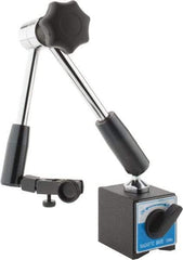 Value Collection - 2-1/2" Long x 2-1/8" Wide x 2" High Magnetic Indicator Base with On/Off Switch - 60 Kg Magnetic Pull, Articulated Arm - Americas Industrial Supply