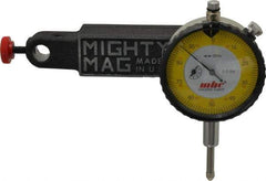 Value Collection - 0.001" Graduation, 0-100 Dial Reading, Dial Indicator & Base Kit - 4-1/2" Base Length x 1" Base Width x 1-1/4" Base Height, 2.2" Dial Diam - Americas Industrial Supply