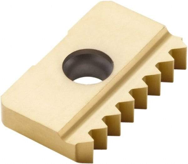 Seco - 16 TPI, Internal Thread, UN Standard, 13NMS CP500 Grade Thread Mill Insert - Carbide, TiAlN/TiN Coating - Americas Industrial Supply