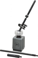 TESA Brown & Sharpe - 1-1/4" Long x 1-1/4" Wide x 1-3/4" High Magnetic Indicator Base with Holders - 15 Lb Magnetic Pull, 7/32 & 4-3/8" Rod Length, Post Arm (Ball & Socket) - Americas Industrial Supply