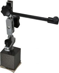 Value Collection - 50 Lb Magnetic Force, Fine Adjustment Indicator Positioner & Holder with Base - Post & Rod, Rectangular Base - Americas Industrial Supply
