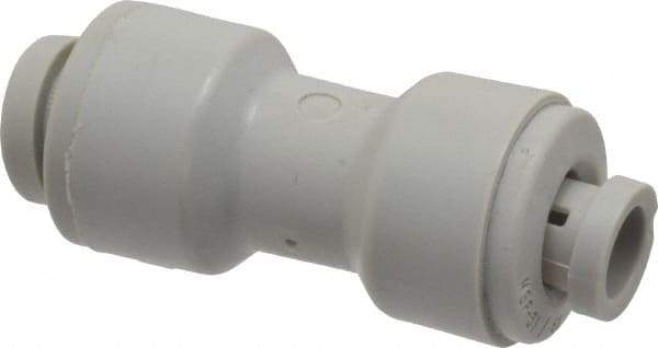 Parker - 5/16 x 1/4" Outside Diam, Acetal Push-to-Connect Tube Union - 300 Max psi, Tan - Americas Industrial Supply