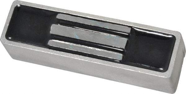 Mag-Mate - 1-1/4" Wide x 1-1/4" High x 4-1/2" Long, Rectangular Ceramic Holding Magnet - 3 Pole, 110 Lb Max Holding Capacity, 55 Lb Average Holding Capacity - Americas Industrial Supply