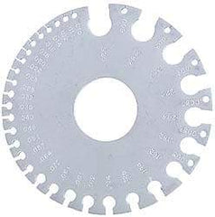 Starrett - 0.005 to 0.325 Inch Range, Steel Wire and Sheet Metal Gage - Use with Nonferrous Metals - Americas Industrial Supply