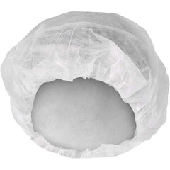 KleenGuard - Size M, 21 Inch Diameter Bouffant Cap - White, Polypropylene, Approved By ANSI/ISEA 101-1996, ISO Class 8 - Americas Industrial Supply