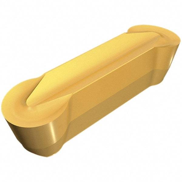 Iscar - 840GDMA Grade IC07, 8mm Cutting Width Carbide Grooving Insert - 25mm Max Depth of Cut, Neutral, 4mm Corner Radius, Uncoated - Americas Industrial Supply