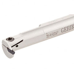 Iscar - 14mm Min Bore Diam, 125mm OAL, 16mm Shank Diam, GEHI Indexable Boring Bar - 4mm Max Bore Depth, GEPI Insert, Clamp Holding Method - Americas Industrial Supply