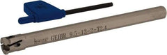 Iscar - GEHI, Internal, Right Hand, 0.094" Max Depth of Cut, 0.075 to 0.095" Groove Width, Indexable Grooving Tool Holder - GEMI.., GEPI.. Insert Compatibility, 3/8" Shank Width, 5" OAL, Through Coolant - Americas Industrial Supply