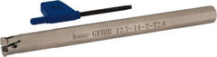 Iscar - GEHI, Internal, Right Hand, 0.102" Max Depth of Cut, 0.075 to 0.095" Groove Width, Indexable Grooving Tool Holder - GEMI.., GEPI.. Insert Compatibility, 1/2" Shank Width, 6" OAL, Through Coolant - Americas Industrial Supply