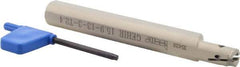 Iscar - GEHI, Internal, Right Hand, 0.094" Max Depth of Cut, 0.095 to 1/8" Groove Width, Indexable Grooving Tool Holder - GEMI.., GEPI.. Insert Compatibility, 5/8" Shank Width, 5" OAL, Through Coolant - Americas Industrial Supply