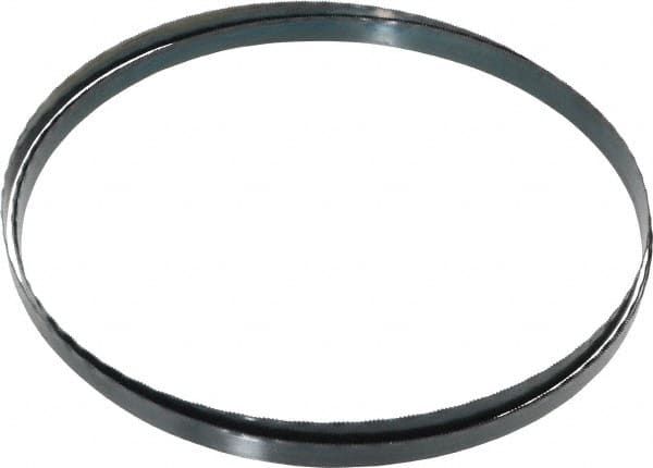 Starrett - 18 TPI, 7' 9-1/2" Long x 1/2" Wide x 0.025" Thick, Welded Band Saw Blade - Carbon Steel, Toothed Edge, Wavy Tooth Set, Flexible Back, Contour Cutting - Americas Industrial Supply