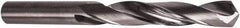Precision Twist Drill - #20 118° Solid Carbide Jobber Drill - Bright Finish, Right Hand Cut, 2-1/2" OAL, Split Point - Americas Industrial Supply