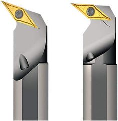 Seco - 33mm Min Bore Diam, 300mm OAL, 25mm Shank Diam, A-SVUB Indexable Boring Bar - 35mm Max Bore Depth, VB.T 1102.. Insert, Screw Holding Method - Americas Industrial Supply