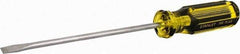 Stanley - Standard Slotted Screwdriver - Round Shank, Acetate Handle - Americas Industrial Supply