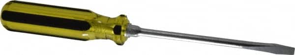 Stanley - Standard Slotted Screwdriver - Round Shank, Acetate Handle - Americas Industrial Supply