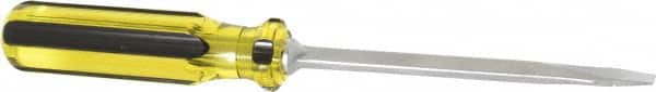 Stanley - Standard Slotted Screwdriver - Square Shank, Acetate Handle - Americas Industrial Supply