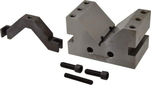 Suburban Tool - 3-1/4" Max Capacity, 90° Angle, Hardened Steel V-Block - 3" Long x 5" Wide x 3" High, Sold as Individual - Americas Industrial Supply