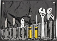 Value Collection - 7 Piece Mechanic's Tool Set - Comes in Tool Roll - Americas Industrial Supply