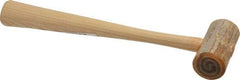 Garland - 1/8 Lb Head Rawhide Mallet - Wood Handle - Americas Industrial Supply