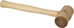 Garland - 1/2 Lb Head Rawhide Mallet - Wood Handle - Americas Industrial Supply