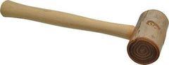 Garland - 3/4 Lb Head Rawhide Mallet - Wood Handle - Americas Industrial Supply