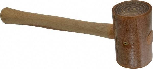 Garland - 1-3/8 Lb Head Rawhide Mallet - Wood Handle - Americas Industrial Supply