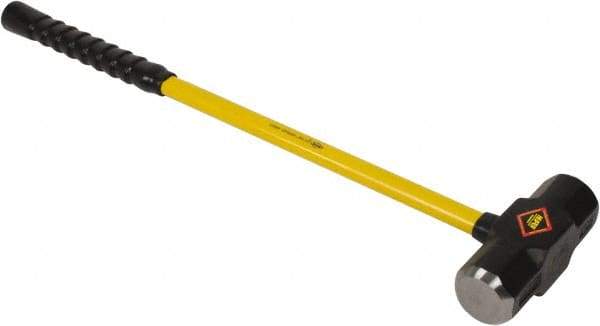 NUPLA - 12 Lb Head, Sledge Hammer - Steel Head, Fiberglass Handle - Americas Industrial Supply