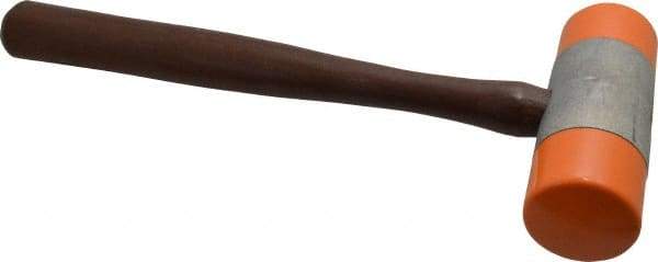 Made in USA - 2 Lb Head Plastic Faced Mallet - Wood Handle - Americas Industrial Supply