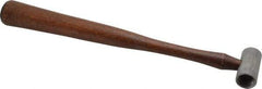 Made in USA - 1/4 Lb Head 3/4" Face Plastic Split Head Hammer without Faces - Wood Handle - Americas Industrial Supply