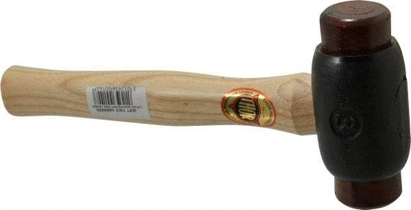 Value Collection - 3 Lb Head 1-3/4" Face Iron Soft Face Hammer - Wood Handle - Americas Industrial Supply