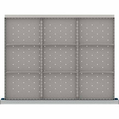 LISTA - 9-Compartment Drawer Divider Layout for 3.15" High Drawers - Americas Industrial Supply