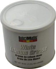 LubriMatic - 16 oz Can Lithium General Purpose Grease - White, 290°F Max Temp, NLGIG 2, - Americas Industrial Supply