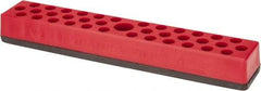 Value Collection - 37 Piece Capacity Magnetic Hex Bit Holder - 1/4" Drive, Red - Americas Industrial Supply