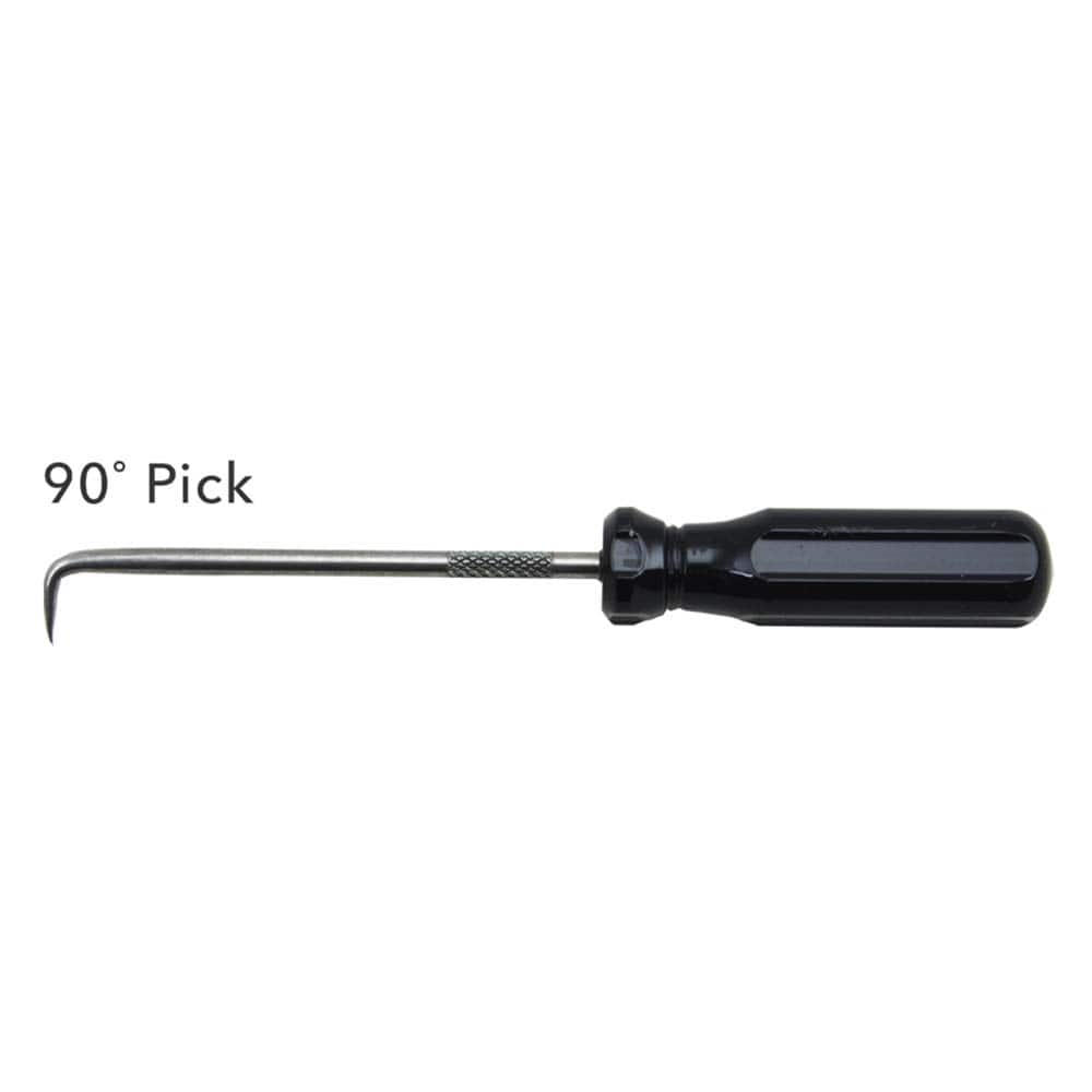 Scribes; Type: 90 ™ Pick; Overall Length Range: 4″ - 6.9″; Tip Style: 90 degree ™Angle; Material: Steel; Hook Angle: 90; Style: Fixed; PSC Code: 5120; Body Material: Steel; Scriber Type: 90 ™ Pick