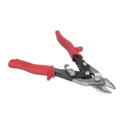 Wiss - 7/8" Length of Cut, Straight Pattern Aviation Snip - 9-1/4" OAL, Nonslip Textured Grip Handle, 16 AWG Steel Capacity - Americas Industrial Supply