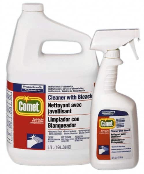 Comet USA LLC - 1 Gal Jug Liquid Bathroom Cleaner - Unscented Scent, General Purpose Cleaner - Americas Industrial Supply