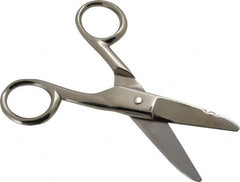 Wiss - 1-7/8" LOC, 5-1/4" OAL Nickel Plated Standard Scissors - Serrated, Plastic Handle, For Electrical - Americas Industrial Supply