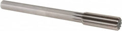 Alvord Polk - 61/64" High Speed Steel 10 Flute Chucking Reamer - Straight Flute, 3/4" Straight Shank, 2-5/8" Flute Length, 10" OAL - Americas Industrial Supply