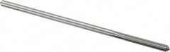 Alvord Polk - #19 High Speed Steel 6 Flute Chucking Reamer - Straight Flute, 0.1595" Straight Shank, 1-1/8" Flute Length, 4-1/2" OAL - Americas Industrial Supply