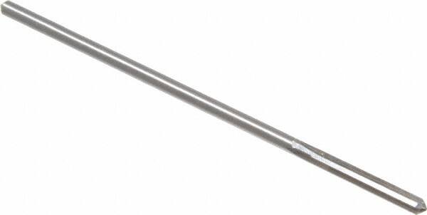 Alvord Polk - #32 High Speed Steel 4 Flute Chucking Reamer - Straight Flute, 0.112" Straight Shank, 7/8" Flute Length, 3-1/2" OAL - Americas Industrial Supply