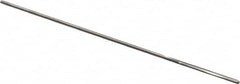Alvord Polk - #59 High Speed Steel 4 Flute Chucking Reamer - Straight Flute, 0.039" Straight Shank, 1/2" Flute Length, 2-1/2" OAL - Americas Industrial Supply