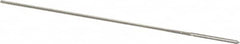 Alvord Polk - #61 High Speed Steel 4 Flute Chucking Reamer - Straight Flute, 0.035" Straight Shank, 1/2" Flute Length, 2-1/2" OAL - Americas Industrial Supply