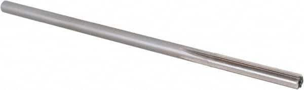 Alvord Polk - Letter A High Speed Steel 6 Flute Chucking Reamer - Straight Flute, 0.2265" Straight Shank, 1-1/2" Flute Length, 6" OAL - Americas Industrial Supply