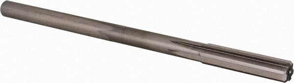Alvord Polk - Letter Z High Speed Steel 6 Flute Chucking Reamer - Straight Flute, 0.373" Straight Shank, 1-3/4" Flute Length, 7" OAL - Americas Industrial Supply
